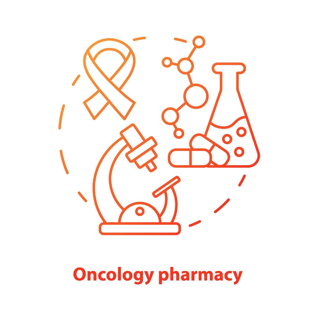 Pharmacy concept icons bundle