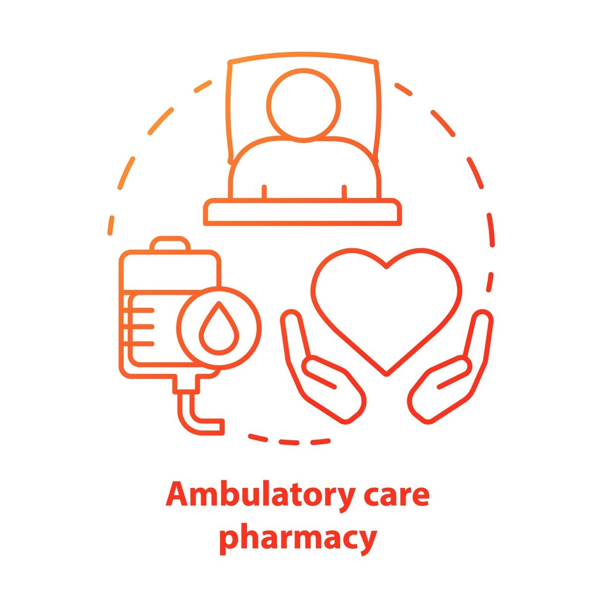 Pharmacy concept icons bundle