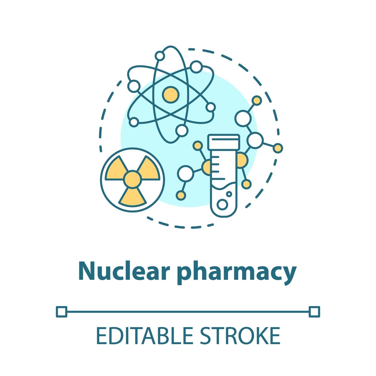 Pharmacy concept icons bundle