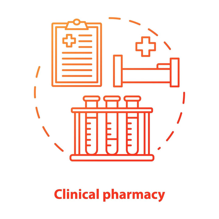 Pharmacy concept icons bundle