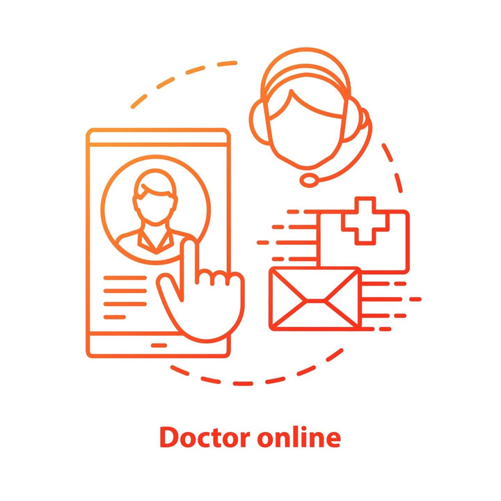 Pharmacy concept icons bundle