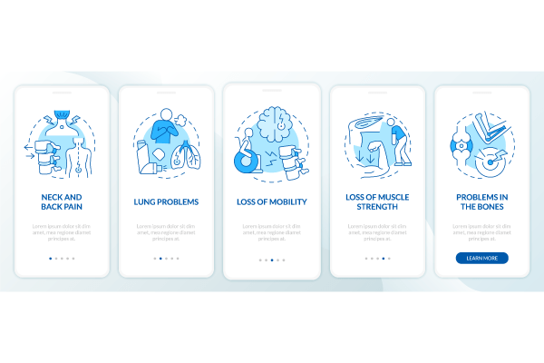 Physiotherapy App Page Screen Bundle