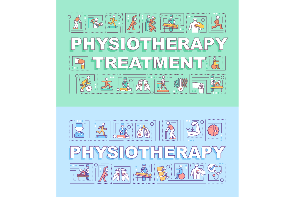 Physiotherapy Word Banners Bundle