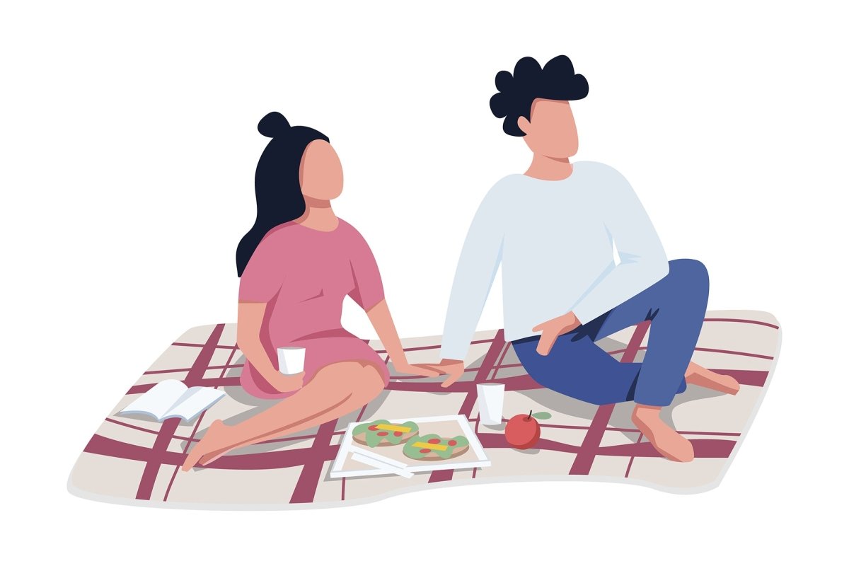 Playing street musicians flat color vector illustration set