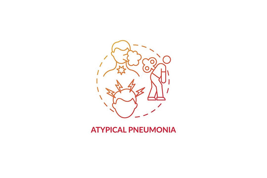 Pneumonia concept icons bundle