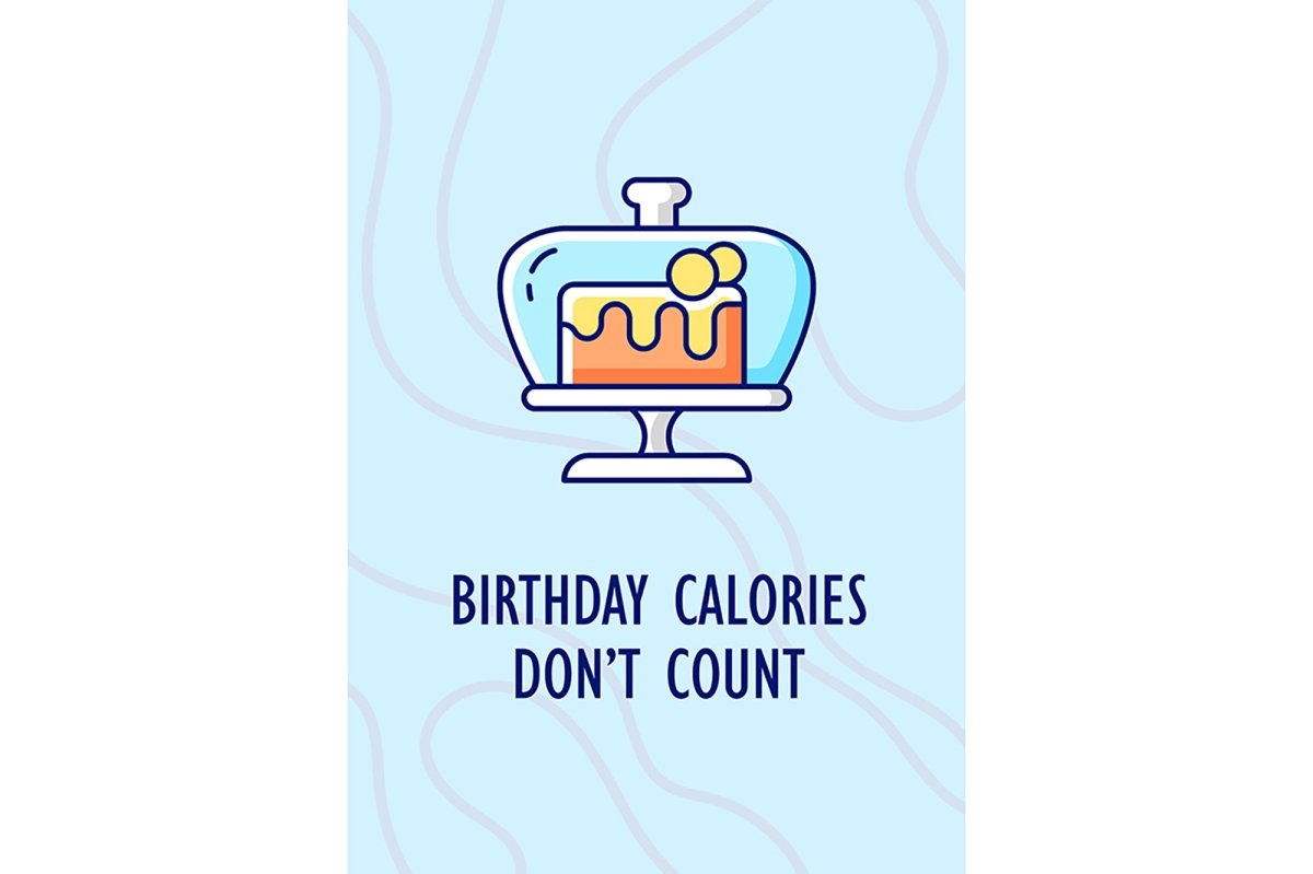 Positive messages in greeting card with color icon element set