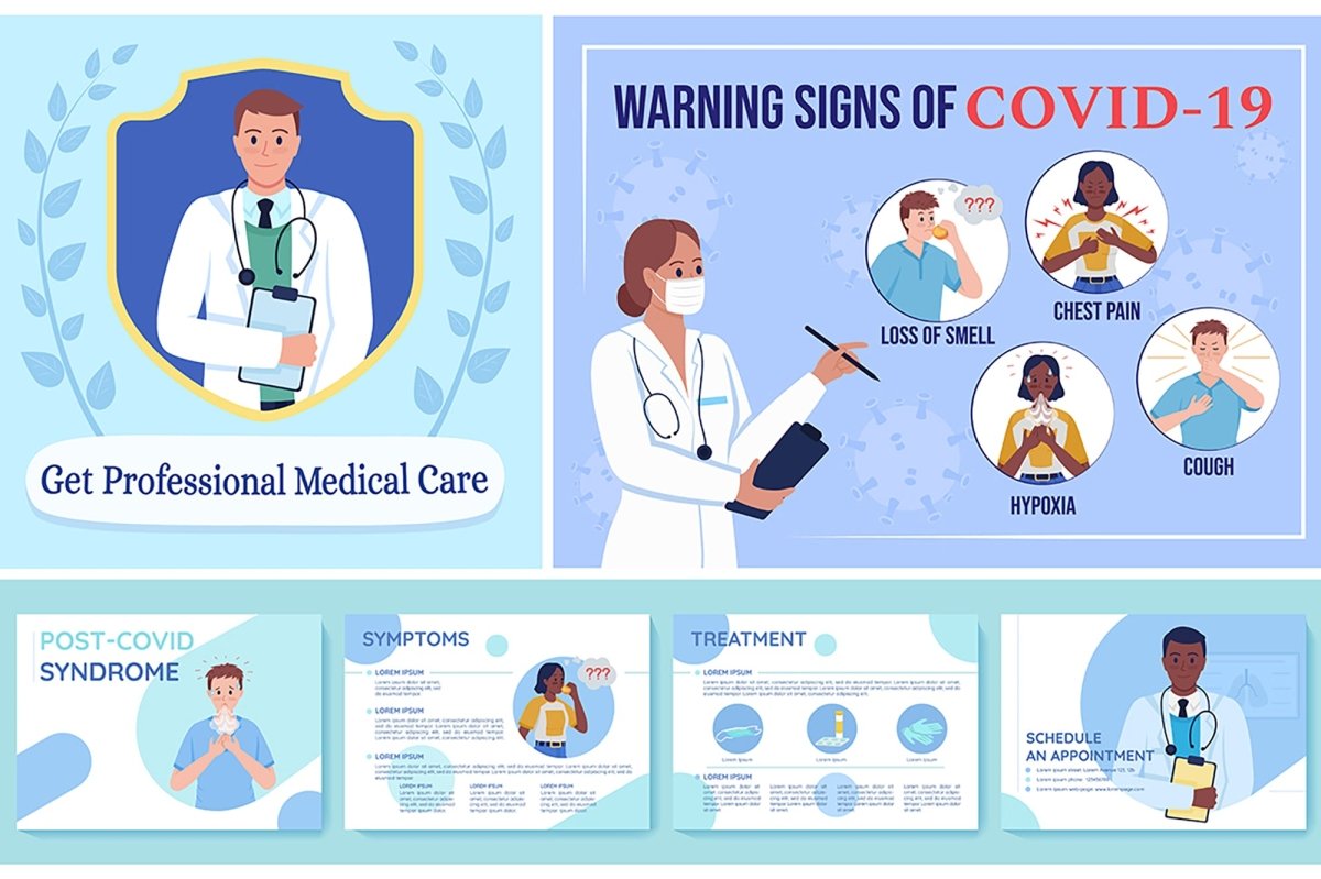 Post covid syndrome treatment template set