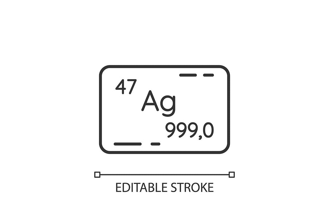 Precious metals and investment linear icons set