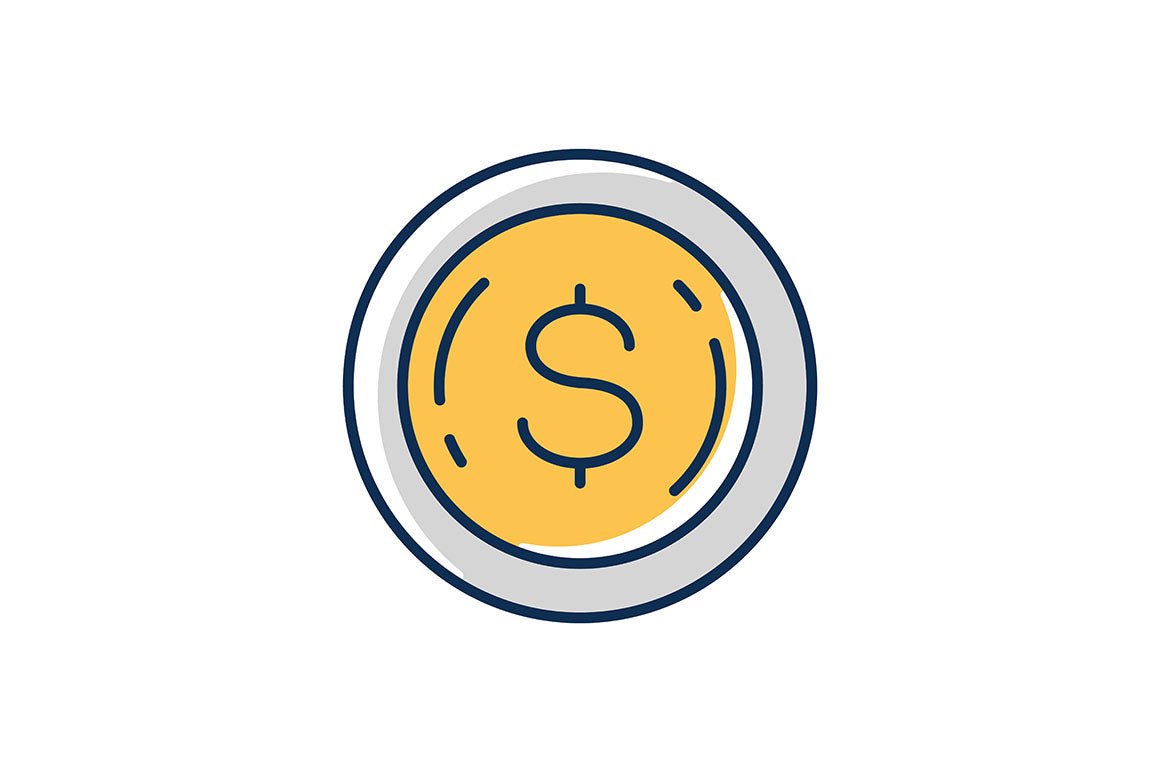 Precious metals and investment RGB color icons set