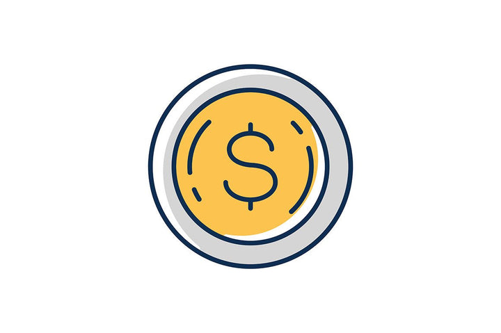 Precious metals and investment RGB color icons set
