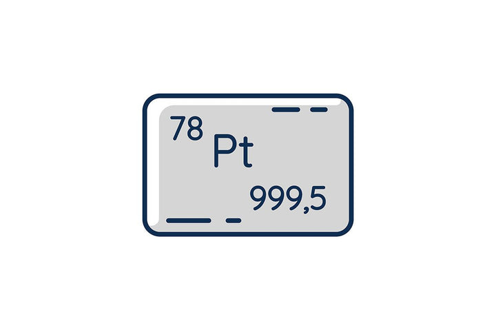 Precious metals and investment RGB color icons set