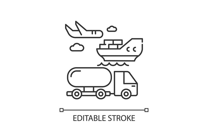 Production process pixel perfect linear icons set