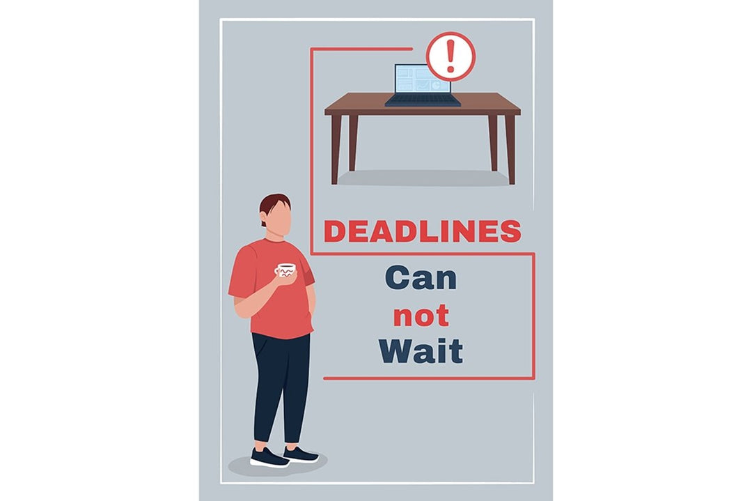 Professional burnout poster flat vector templates