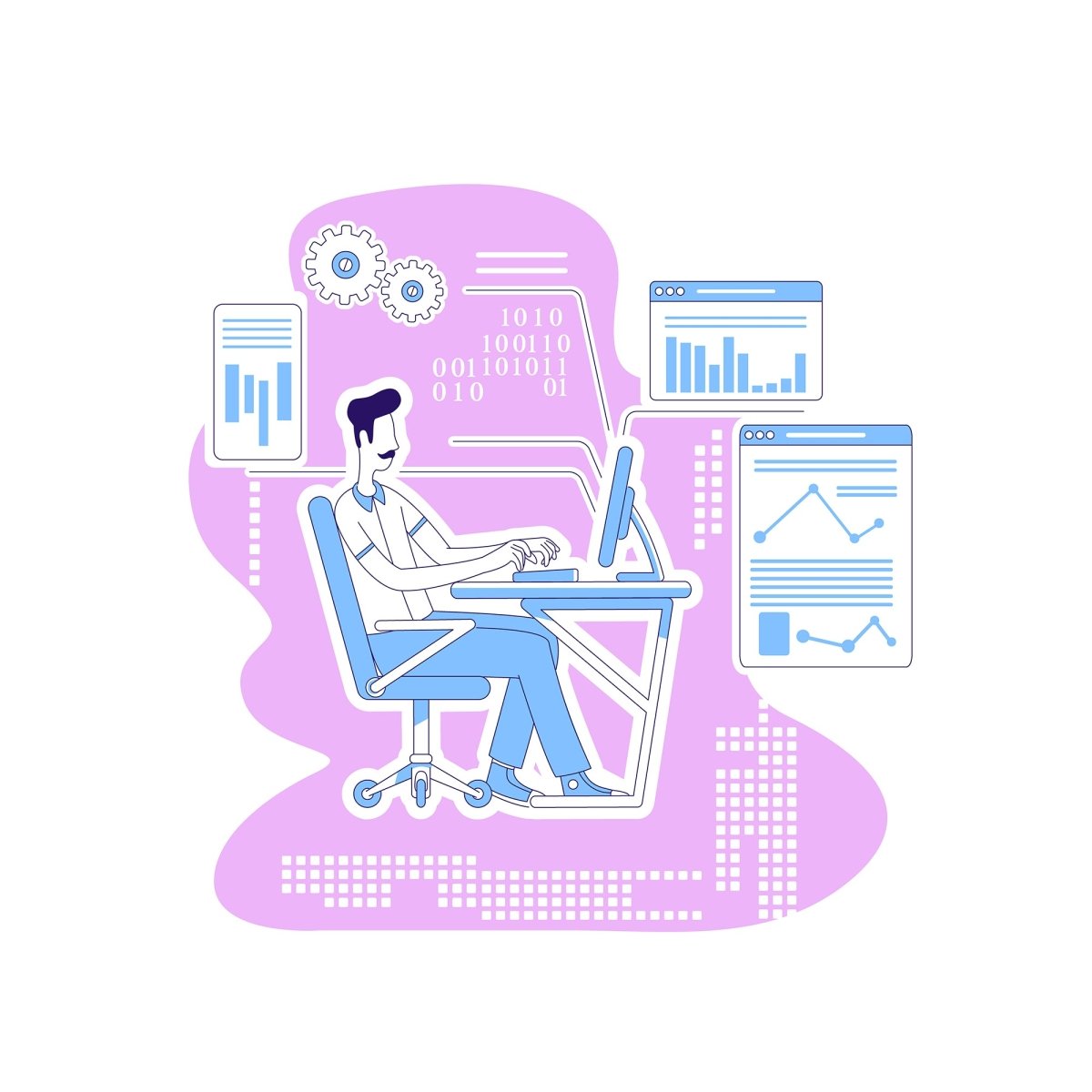 Professions illustration bundle