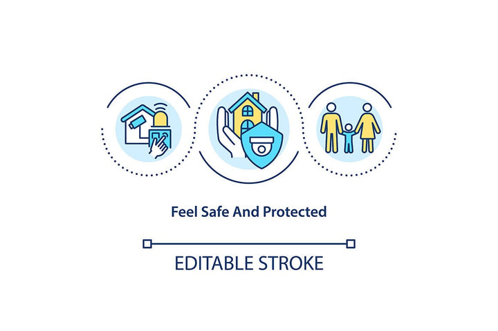Property Protection Concept Icons