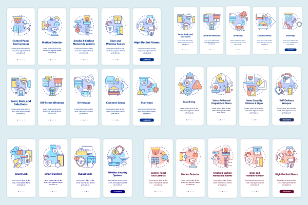 Property Security App Page Screen Bundle