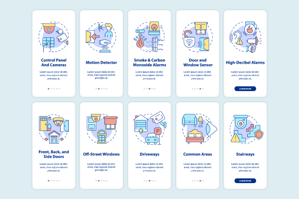 Property Security App Page Screen Bundle