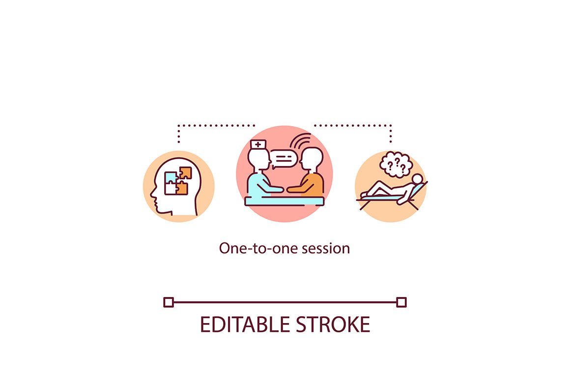 Psychotherapy Concept Icons Bundle