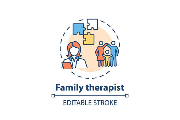 Psychotherapy concept icons bundle