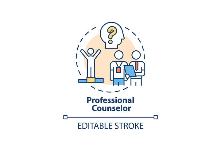 Psychotherapy concept icons bundle