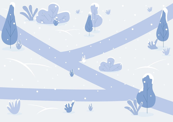 Public park color vector illustration bundle