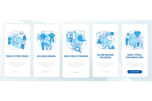 Raising Child App Page Screen Bundle