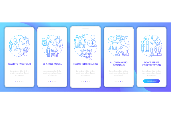 Raising Child App Page Screen Bundle