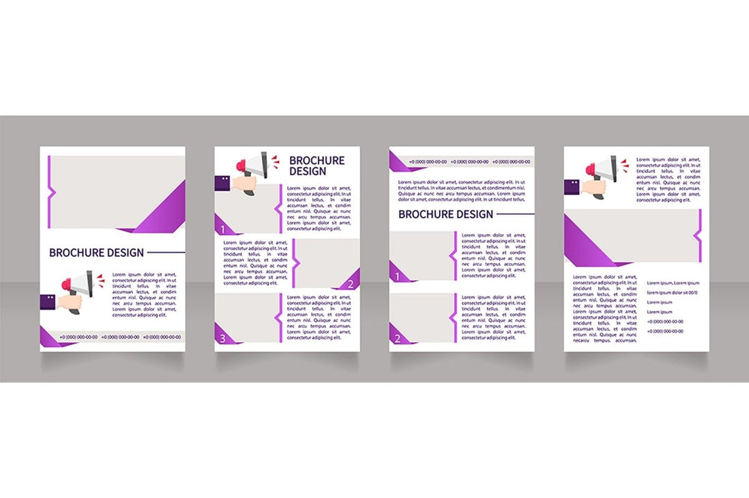 Recruiting tools brochure template bundle