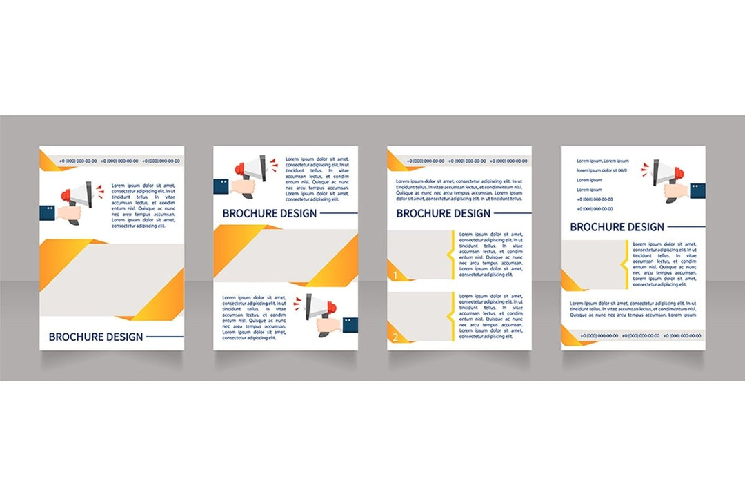 Recruiting tools brochure template bundle