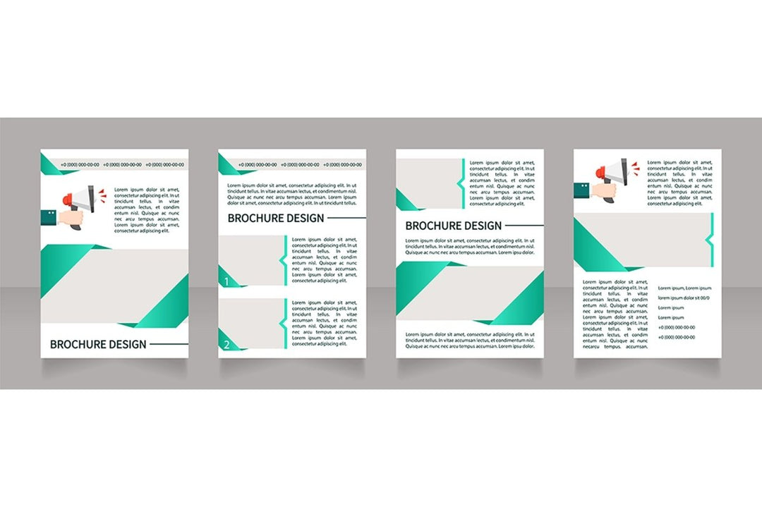 Recruiting tools brochure template bundle