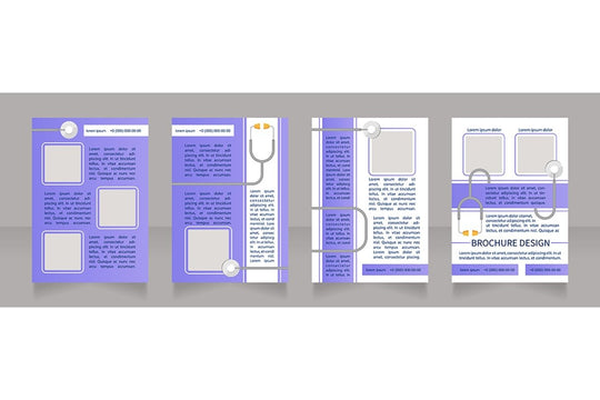 Regular checkup brochure design bundle