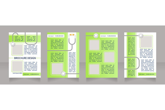 Regular checkup brochure design bundle