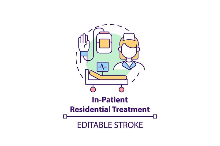 Rehabilitation concept icons bundle