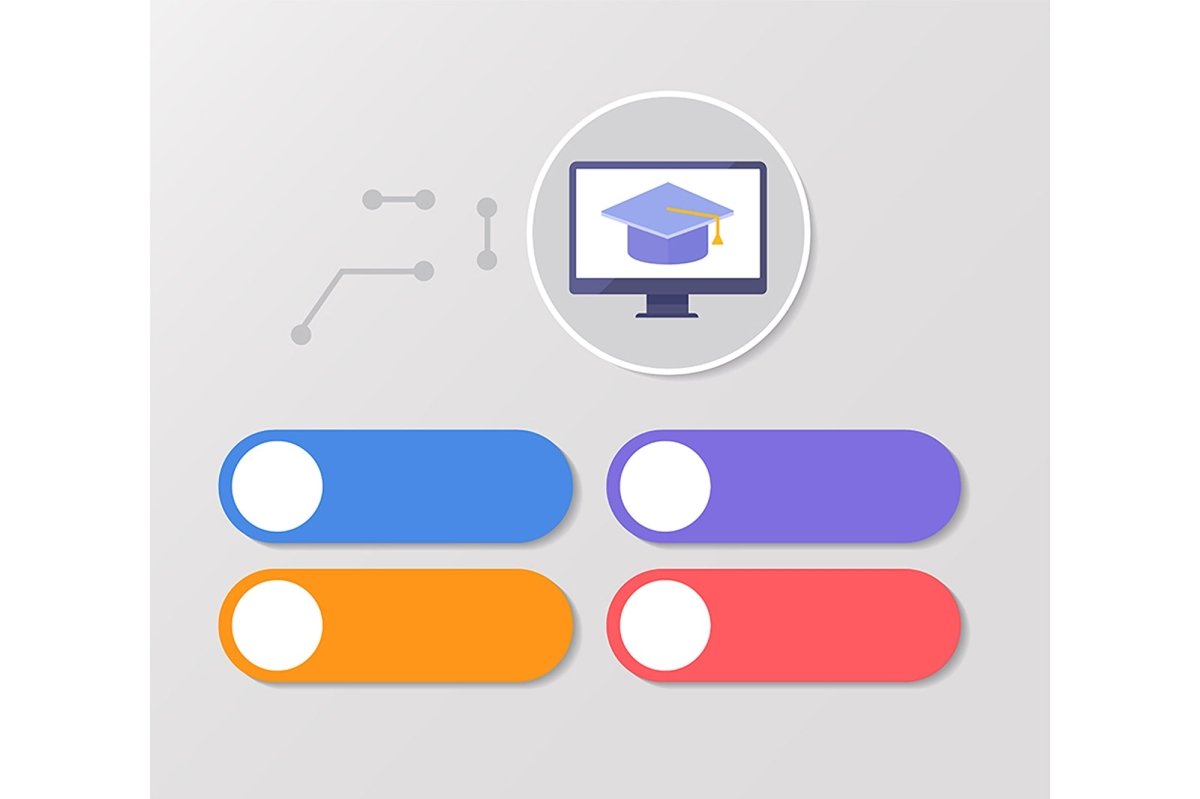 Remote education infographic template bundle