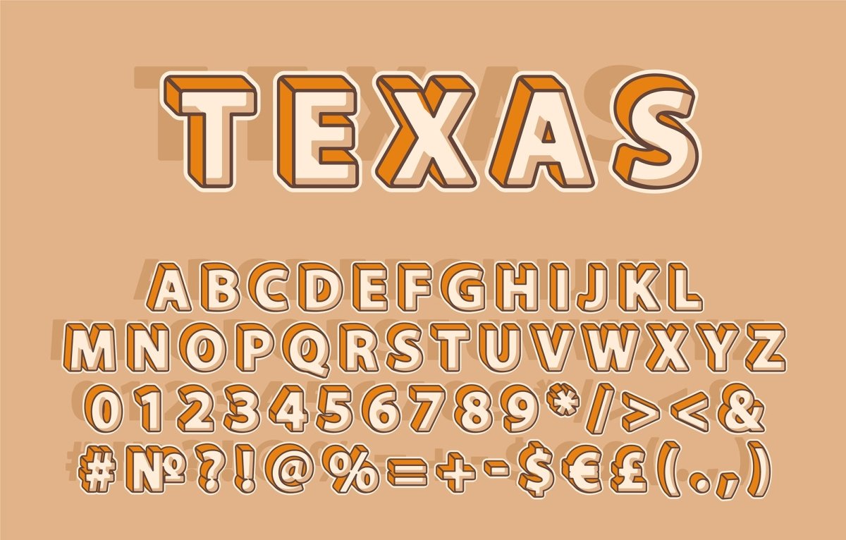 Retro lettering bundle