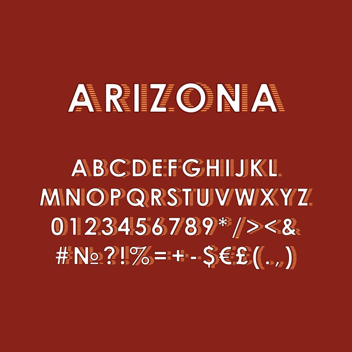 Retro lettering bundle