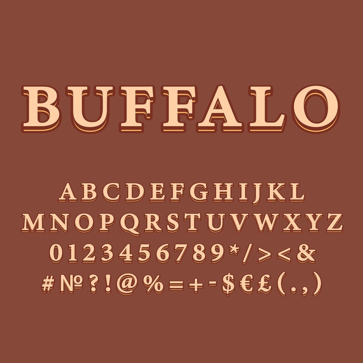 Retro lettering bundle