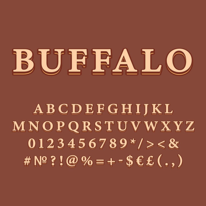 Retro lettering bundle