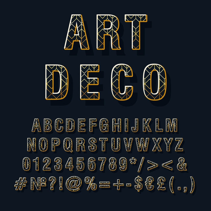 Retro lettering bundle