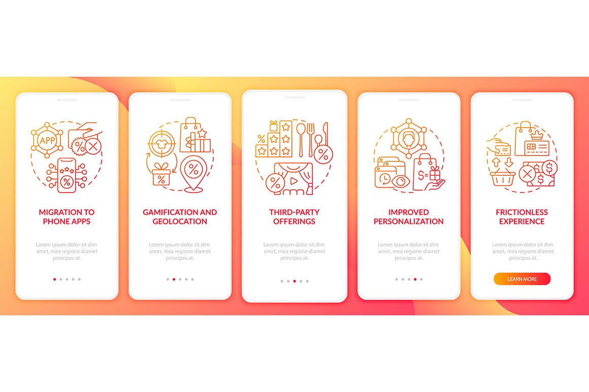 Reward System In App Reward System App Pages Bundle – IMG Visuals