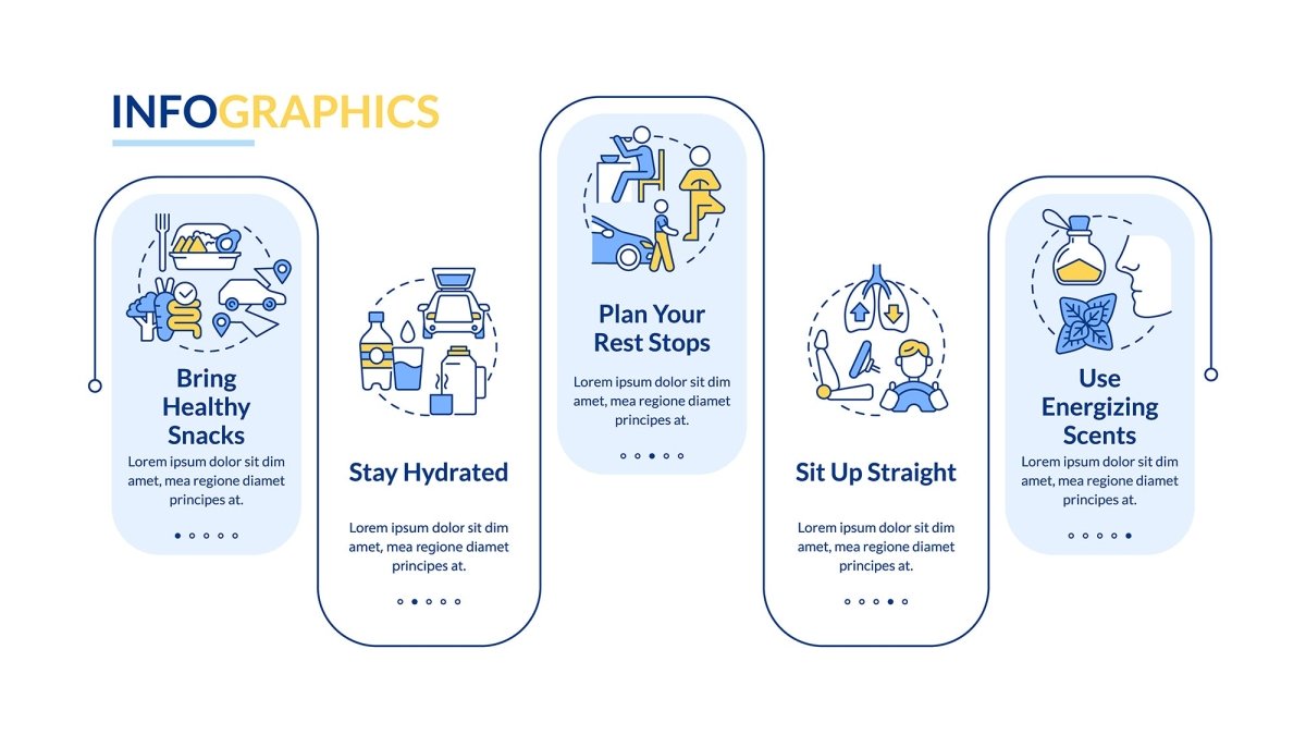 Road trip tips infographic template bundle – IMG Visuals