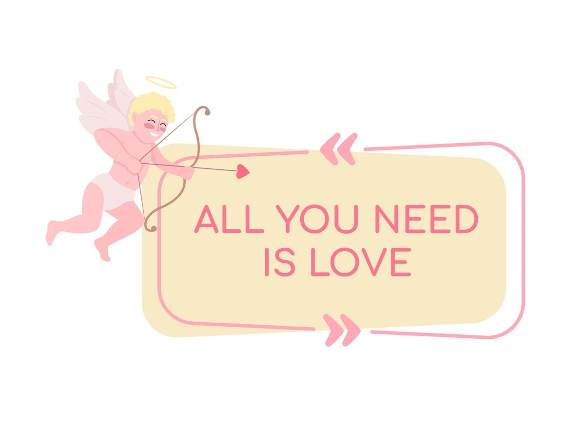 Romantic relationship post mockup card bundle