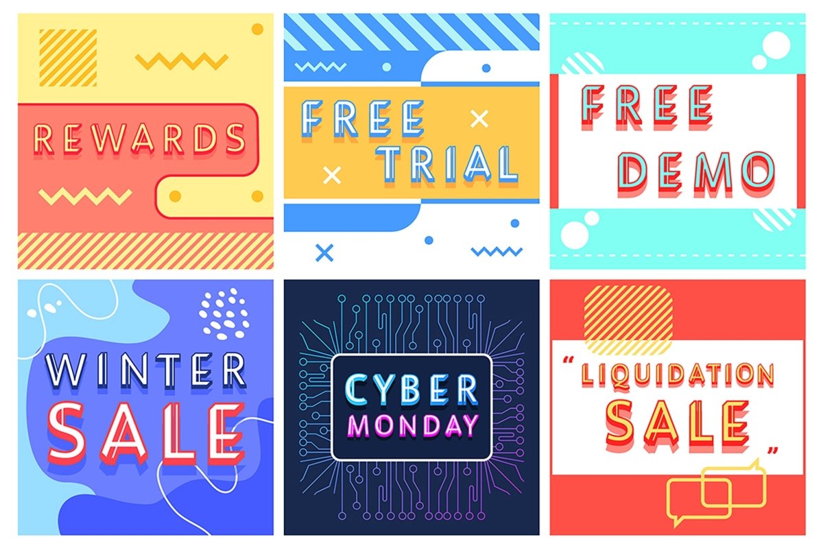 Sale text promotion bundle