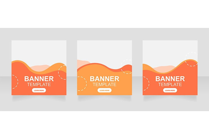 Sale web banner design template bundle