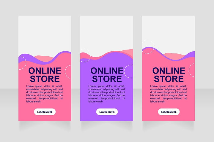 Sale web banner design template bundle
