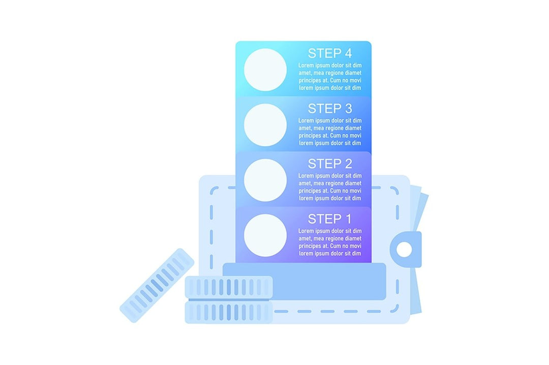 Sales infographic chart design template set. Profit increase