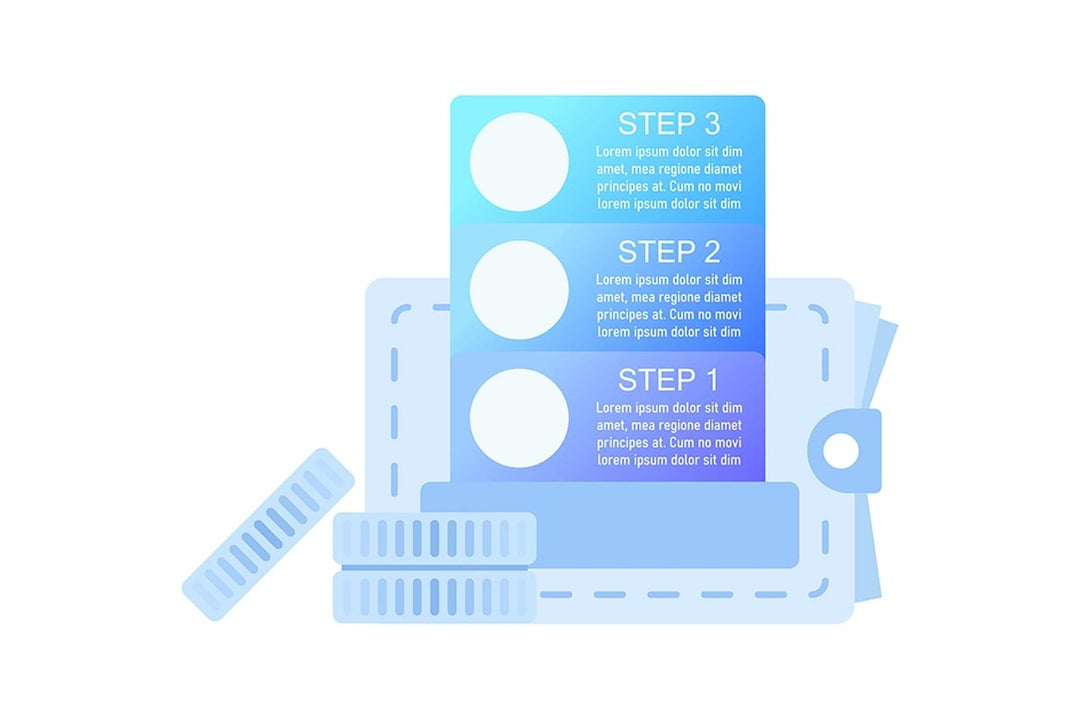 Sales infographic chart design template set. Profit increase