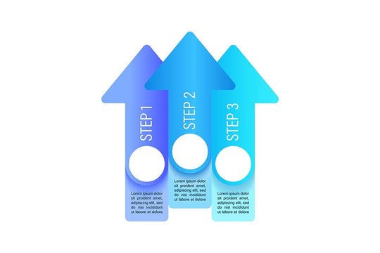 Sales infographic chart design template set. Profit increase