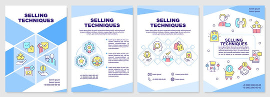 Sales tools brochure template set