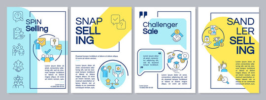 Sales tools brochure template set